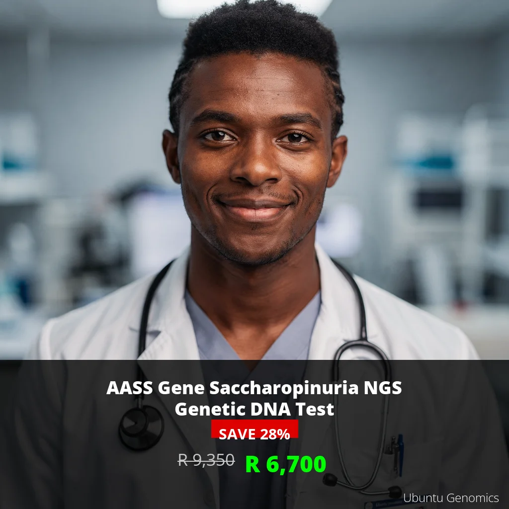 AASS Gene Saccharopinuria DNA Test | ZAR 6