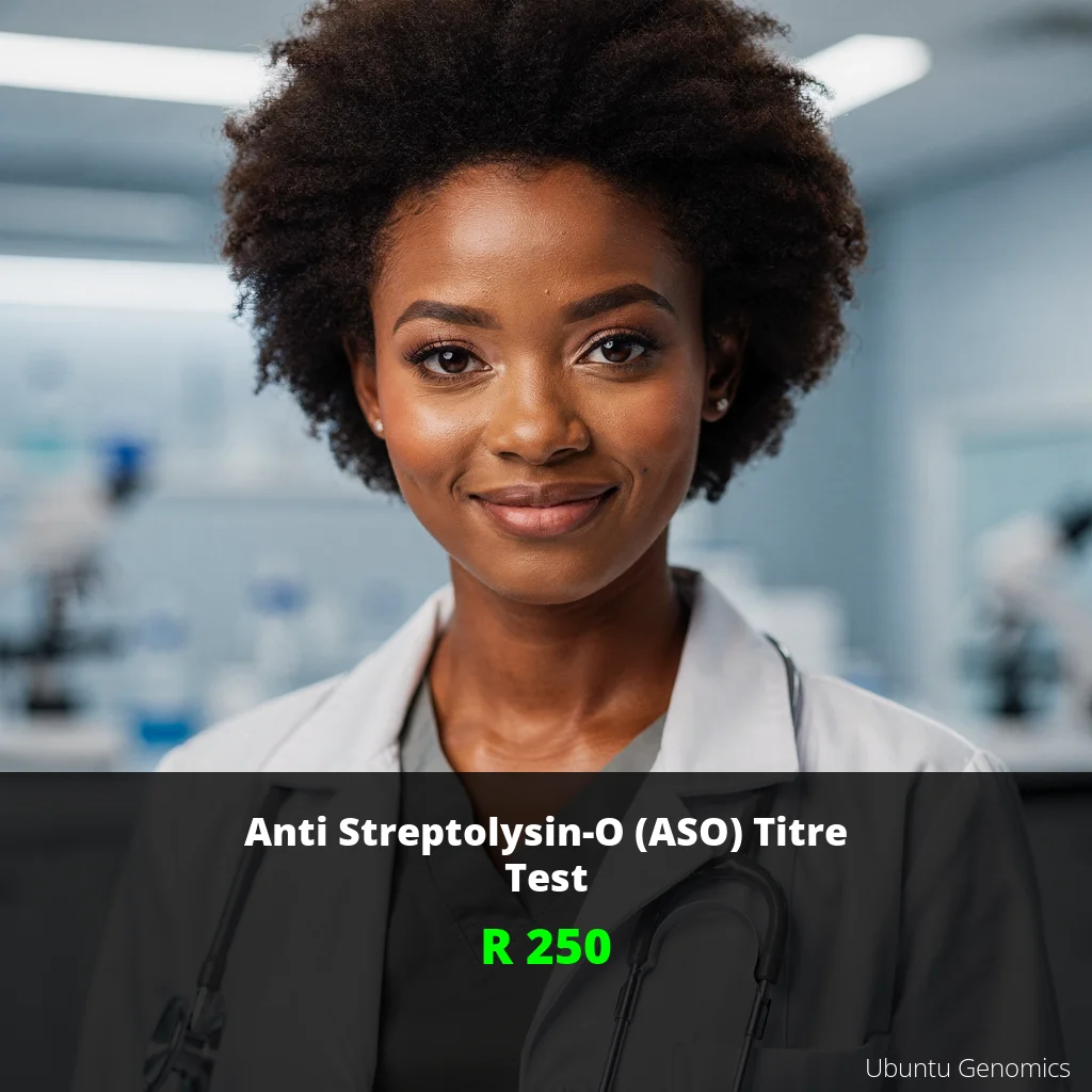 ASO Titre Test ZAR 250 | Detect Strep Infections Early | Nationwide SA Coverage