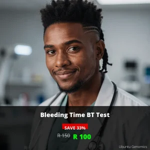 Bleeding Time BT Test ZAR 100 | Assess Blood Clotting Risk in South Africa