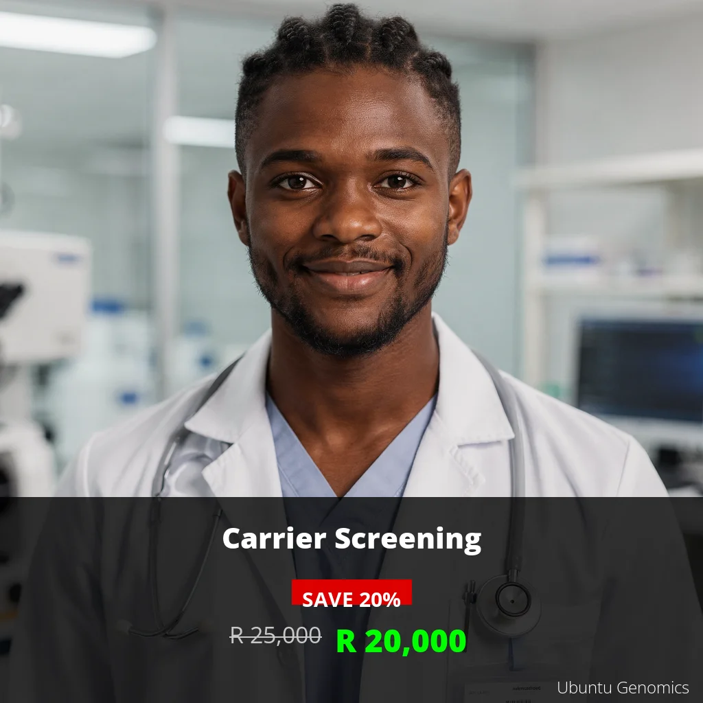 Carrier Screening Test South Africa | ZAR 20
