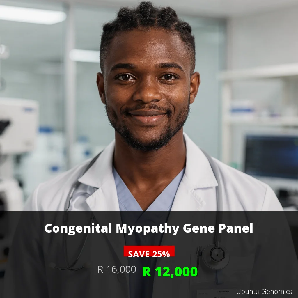 Congenital Myopathy Gene Panel Test | ZAR 12
