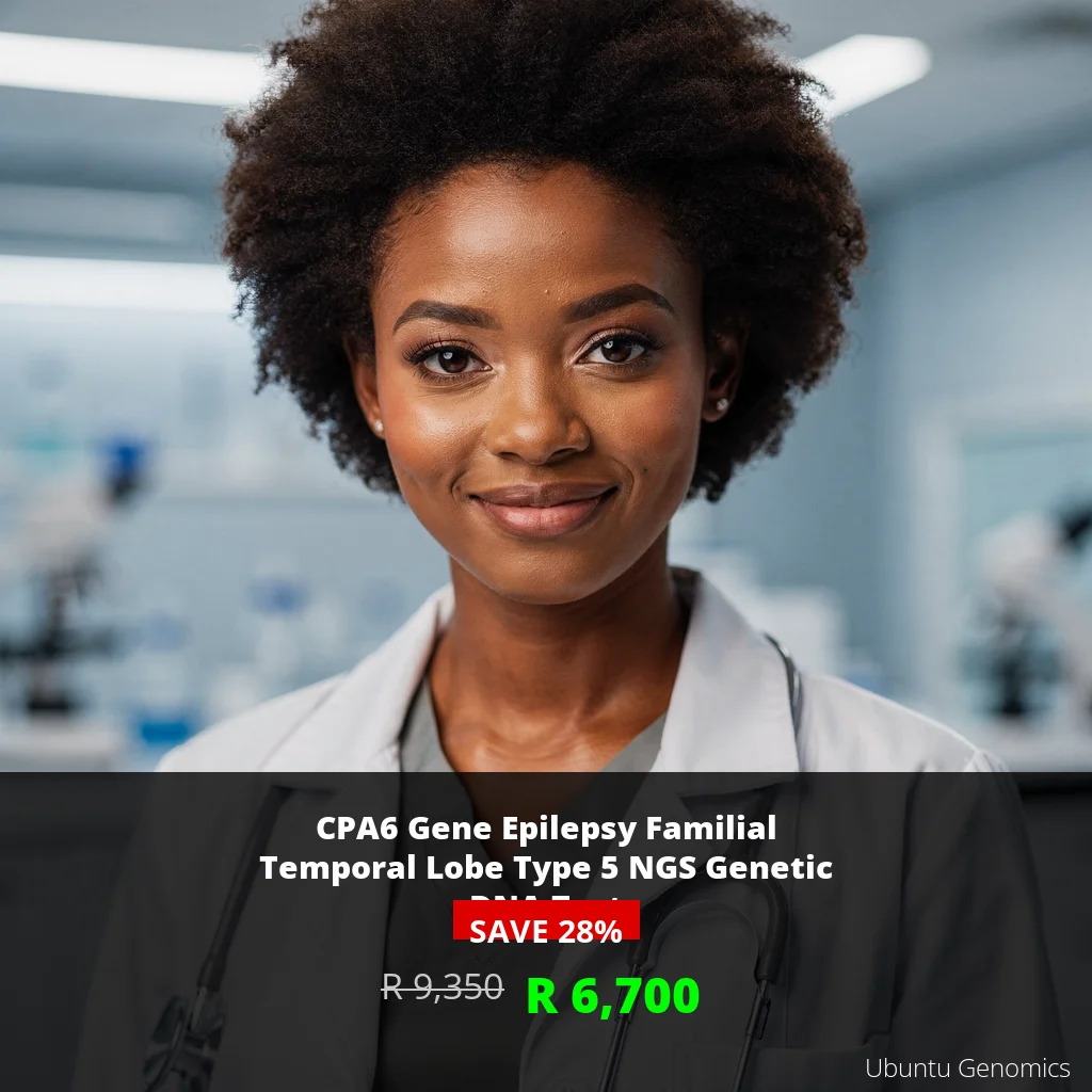 CPA6 Epilepsy Genetic Test ZAR 6