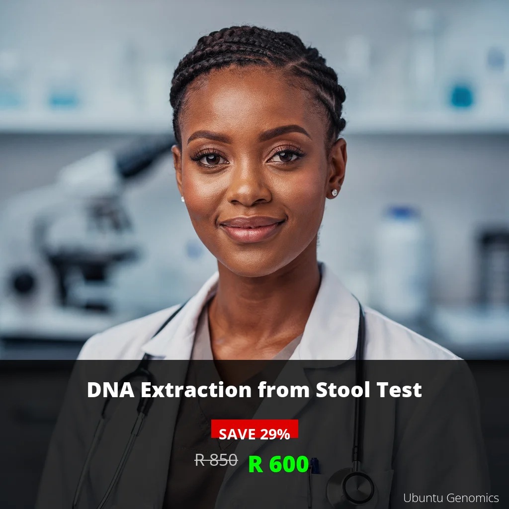 DNA Extraction from Stool Test | ZAR 600 | Gut Health Analysis South Africa