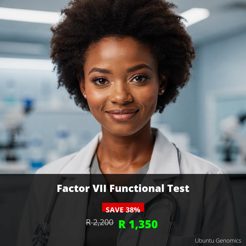 Factor VII Test South Africa | ZAR 1