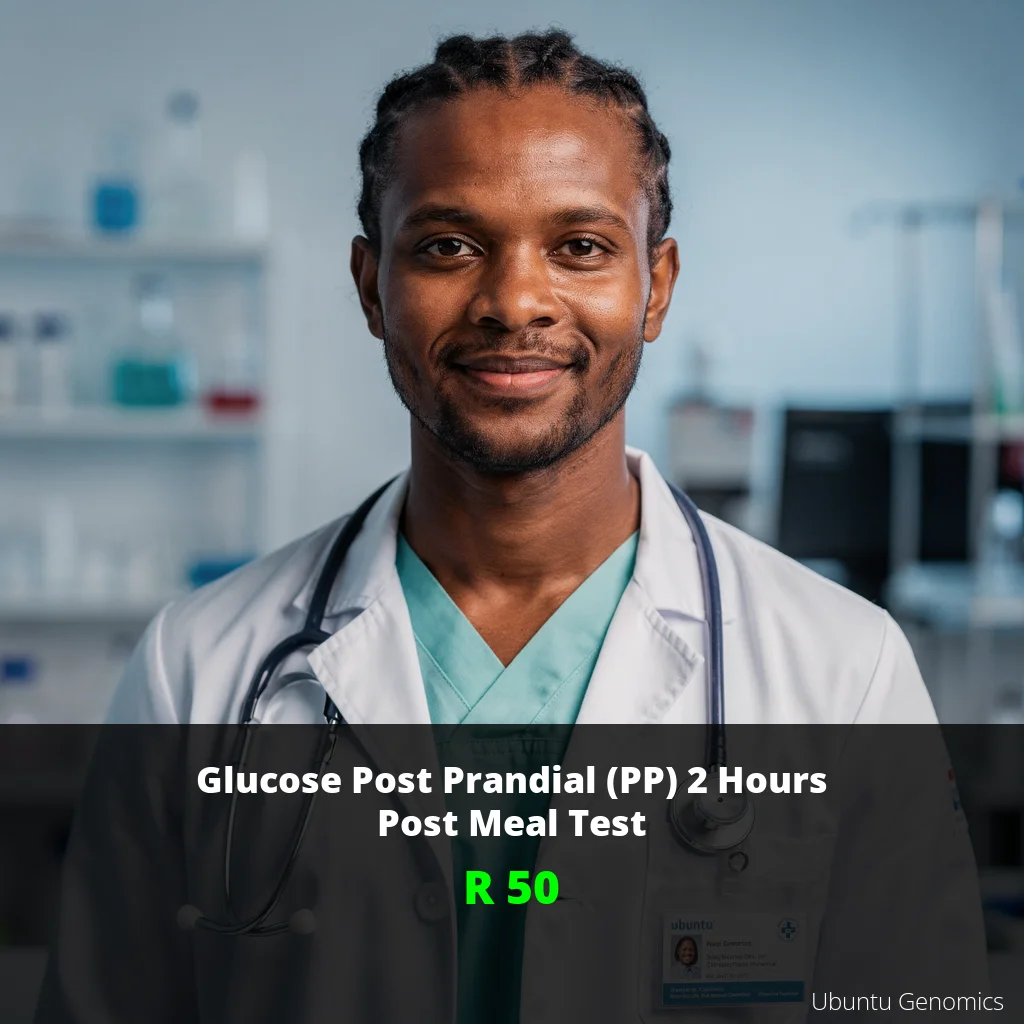 Glucose PP 2-Hour Test | ZAR 50 | Diabetes Screening South Africa