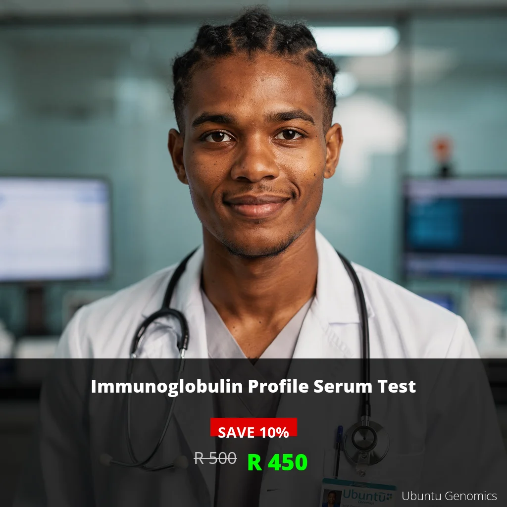 Immunoglobulin Profile Test ZAR 450 | Immune System Health Screening South Africa