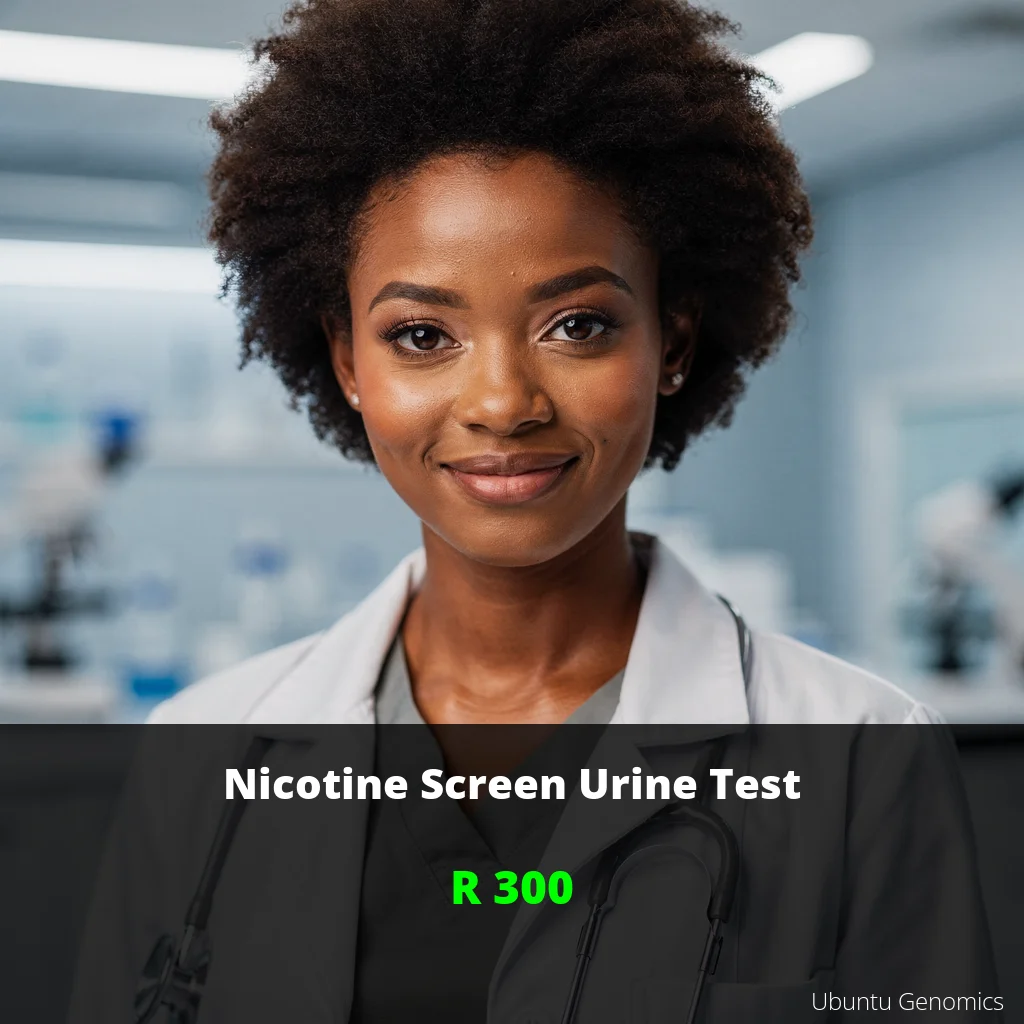 Nicotine Screen Urine Test | ZAR 300 | Same Day Results | Nationwide SA