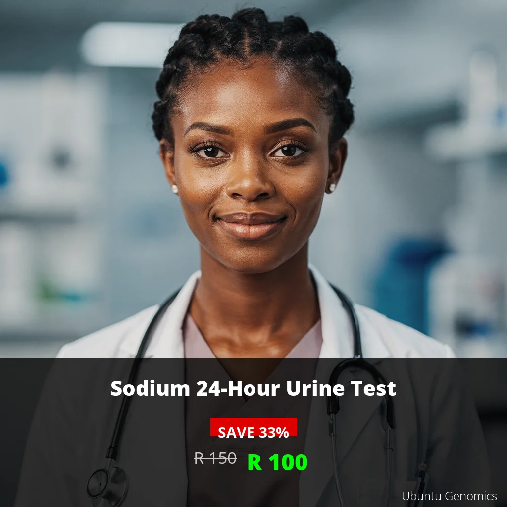Sodium 24-Hour Urine Test | ZAR 100 | Kidney & Blood Pressure Health | South Africa