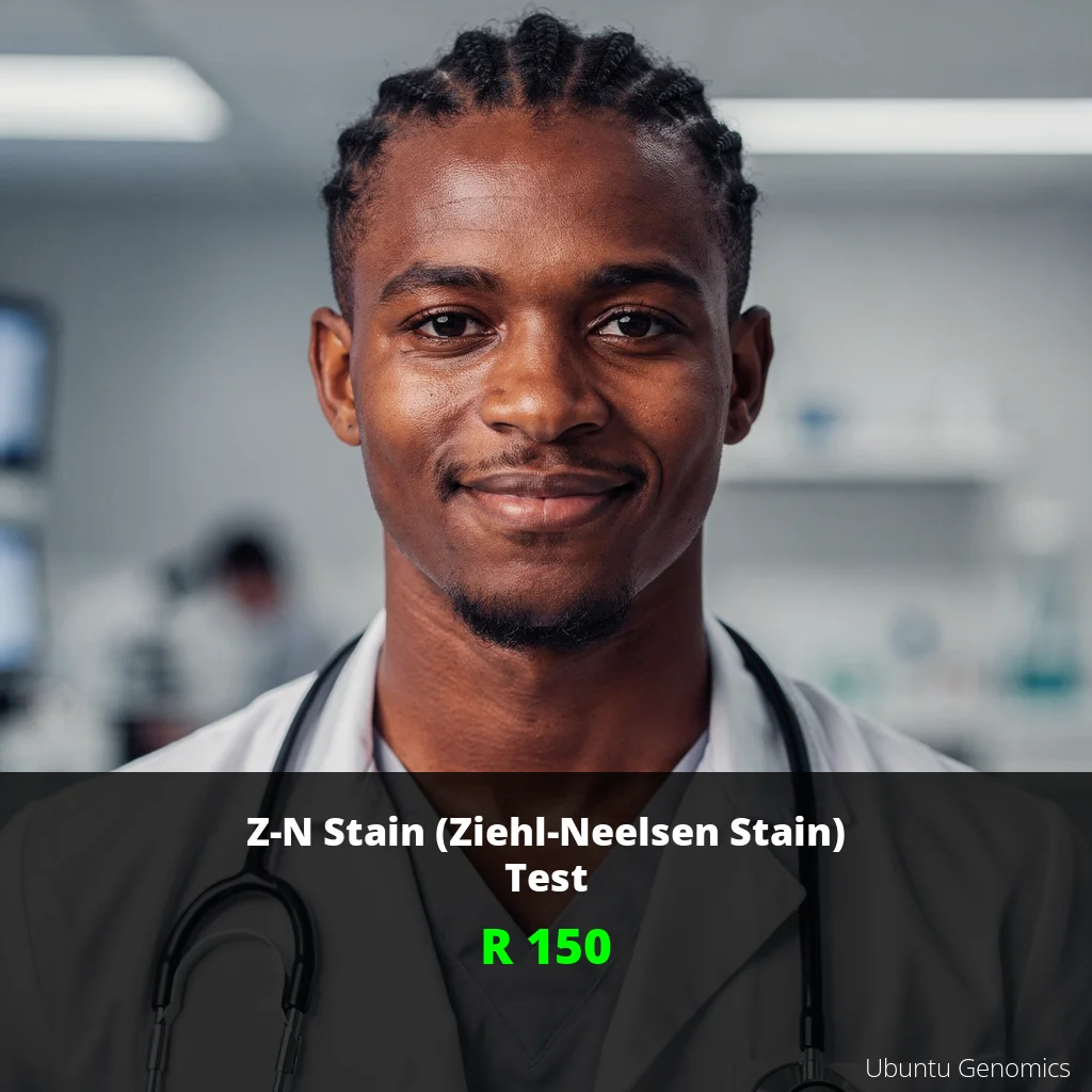 Z-N Stain Test ZAR 150 | TB Detection & Diagnosis in South Africa